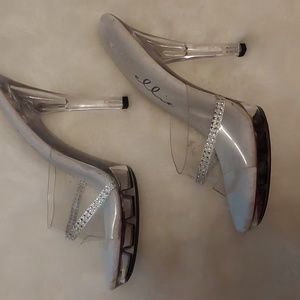 Ellie clear heels